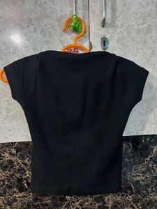 Black Lace Charm Top