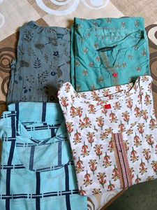 Combo Of 4 Kurti For Women