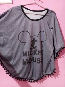 Mickey Mouse Grey Top