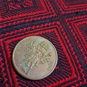 1818 EIC Half Anna Hanuman coin
