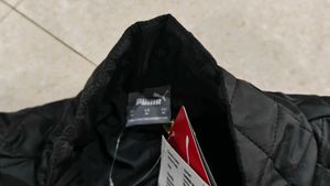 Puma Black Quilted Jacket, M Size