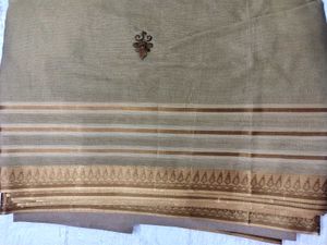 Gangore Cotton Saree With Stitched Peticoat