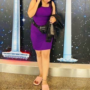 Purple Dress @ Half Price 200