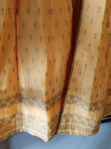 Beautiful 😍 Mustard Colour  Gown Jacket 😍😍