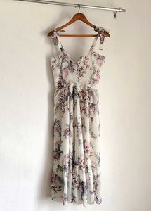 Floral Print Tiered Dress