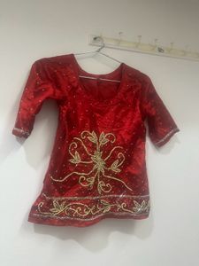 maroon wedding lehenga