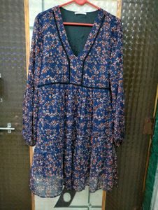 Floral Print Mini Dress