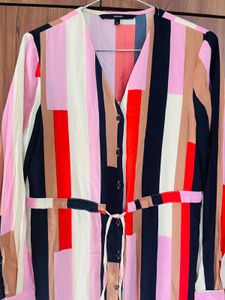 Colorful Striped Dress