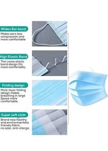 Disposable Face Masks (50 count)