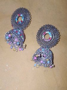 Colorful Jhumka Earrings