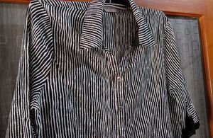 Striped Button-Down Top
