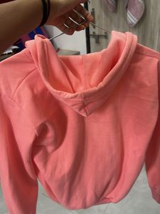 Pink Zip-Up Hoodie