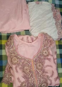 Pink Embroidered Salwar Kameez
