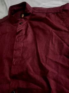 Maroon Casual Shirt