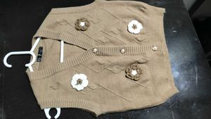 Floral Sweater Vest