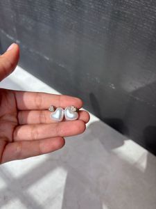 Heart Pearl Earrings