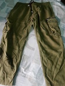 Olive Green Cargo Pants