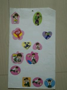 Stickers And Double Sided Pencil Box