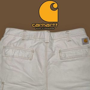 Carhartt Vintage White Cargo Shorts (36")