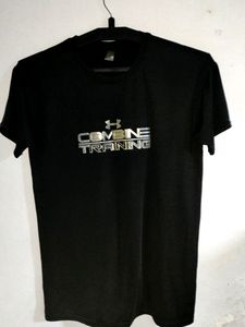 , ➡️🥳  🔹 Sizes&gt;M🔹 Colour&gt;Z. Black🔹TShirt&gt;Half Sleeves  🔹 Design&gt;Golden Rubber Print  🔹 Fabric&gt;Lycra( Stretchable)   👉🏻  .  @_Solution_Off_Choice