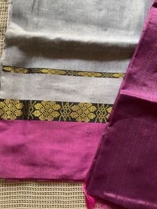 Purple Unstitched Suit Fabric
