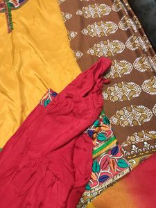 Special Discount Mustard Red Suit