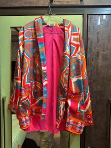 Zara Colorful Kimono Women Jacket - freesize