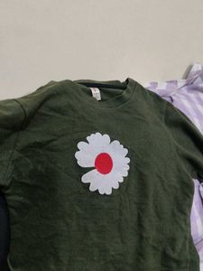 Green Crop Top