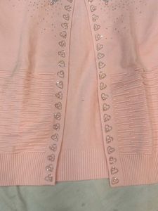 Elegant Pink Cardigan