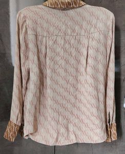 Worthington Women&#39;s Geometric Print Button-Down Sh