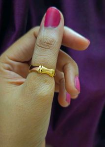 3 Combo Of Anti-Tarnish Rings Trendy Gold-plated