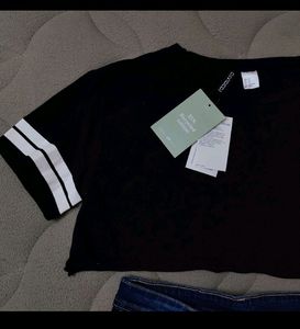 H&amp;M POLO CROP TOP