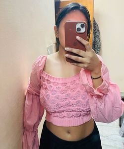 Sale- 100rs Off Crop Winter Top