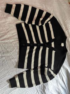 Striped Knit Cardigan