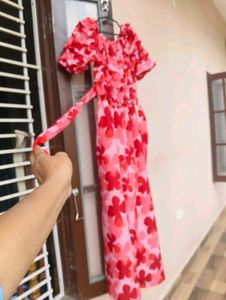 Floral Ruffle Maxi Dress