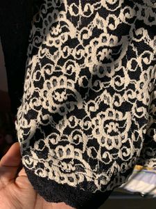 Lace Detail Mini mesh Dress