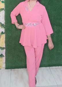 Peach Colour Cordset