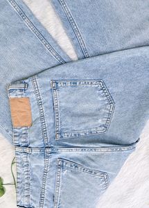 H&amp;M Wide Leg Ripped Jeans
