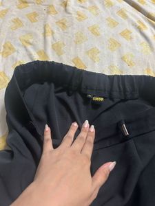 Long Black Slit Skirt - Off Duty India