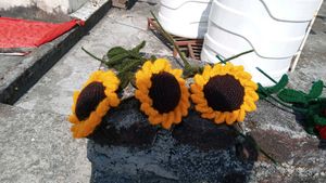 Crochet Sunflower Decoration