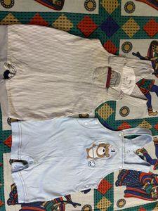 Baby Rompers Bundle (set Of 3) And Soft Toy