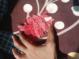 500  Designer Embroidery Flowers
