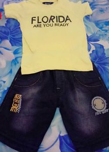Boy Tshirt Shorts Set