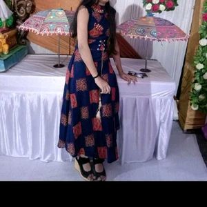 Combo Gown With Heels