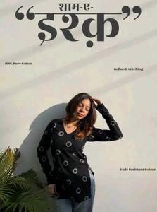 Stylish Black Printed Tunic