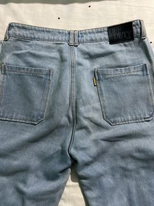 Light Wash Cargo Jeans