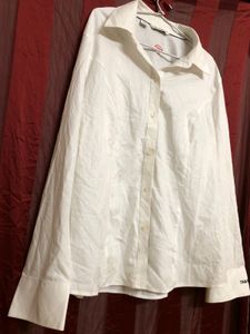Cutter &amp; Buck White plain Shirt