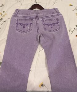 Purple Flare Jeans