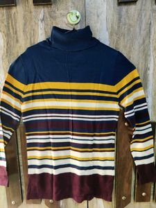 Turtle Neck Woolen Tshirt