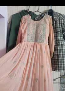 Elegant Embroidered Ethnic Gown